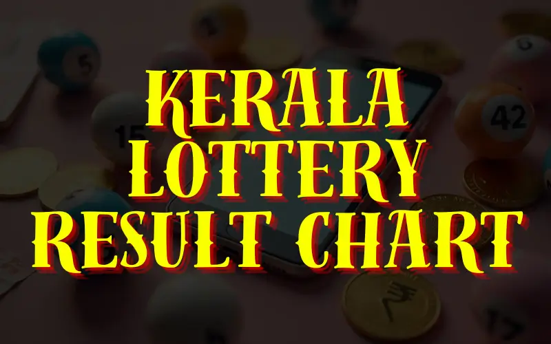 kerala lottery result chart
